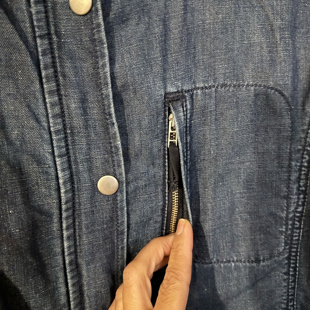 Talbots Denim Button-Up Jacket - Picture 3 of 9
